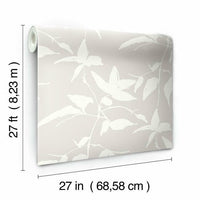Persimmon Leaf Wallpaper Wallpaper Ronald Redding Designs   