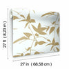 Persimmon Leaf Wallpaper Wallpaper Ronald Redding Designs   