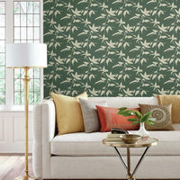 Persimmon Leaf Wallpaper Wallpaper Ronald Redding Designs   
