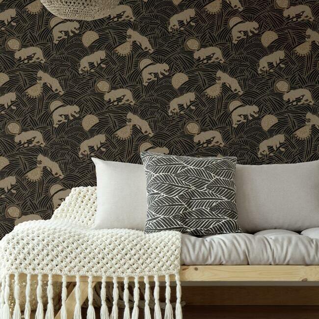 Tibetan Tigers Wallpaper Wallpaper Ronald Redding Designs   