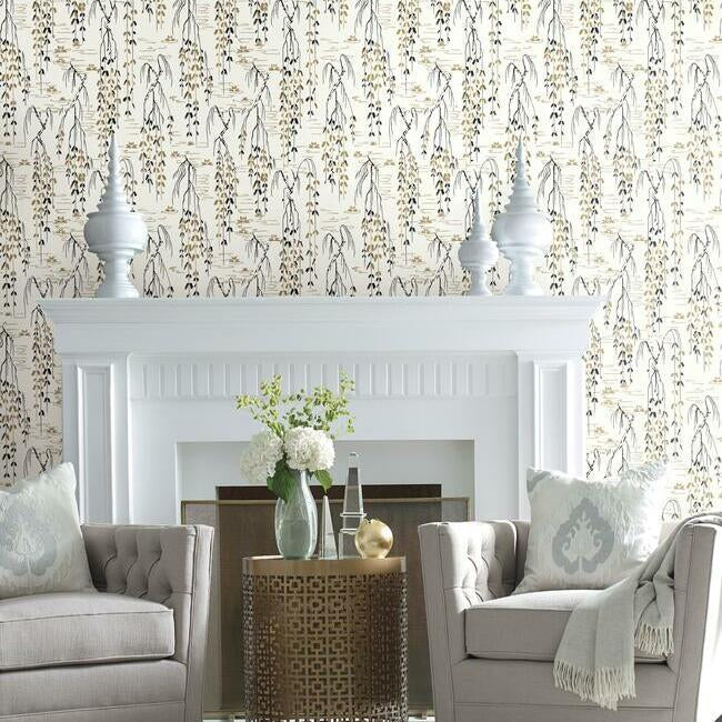 Willow Branches Wallpaper Wallpaper Ronald Redding Designs   