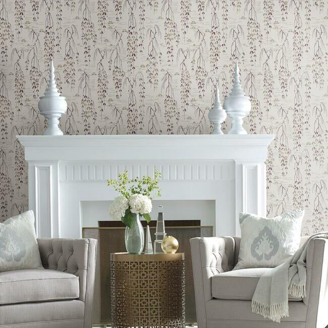 Willow Branches Wallpaper Wallpaper Ronald Redding Designs   