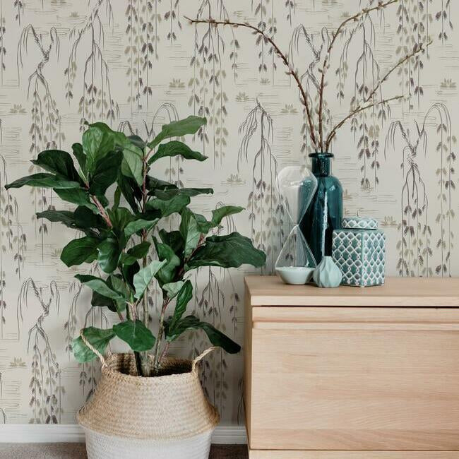 Willow Branches Wallpaper Wallpaper Ronald Redding Designs   