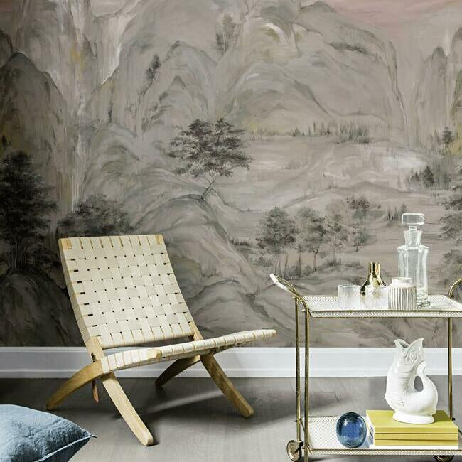 Misty Mountain Wall Mural Wall Mural Ronald Redding Designs   