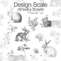 Bunny Toile Wallpaper Wallpaper York   