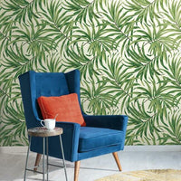 Bali Leaves Wallpaper Wallpaper Ashford House   
