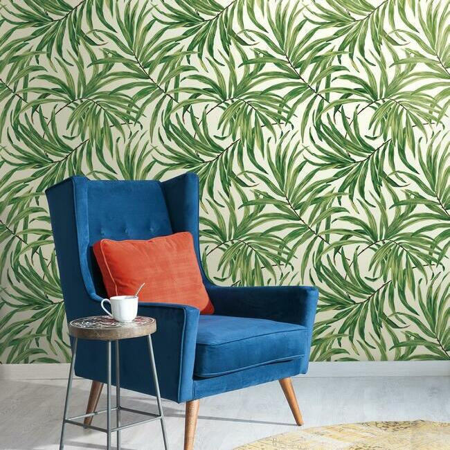 Bali Leaves Wallpaper Wallpaper Ashford House   