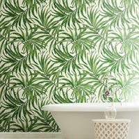 Bali Leaves Wallpaper Wallpaper Ashford House   