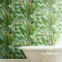 Banana Leaf Wallpaper Wallpaper Ashford House   