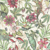 Rainforest Wallpaper Wallpaper York Wallcoverings Double Roll White/Soft Multi 