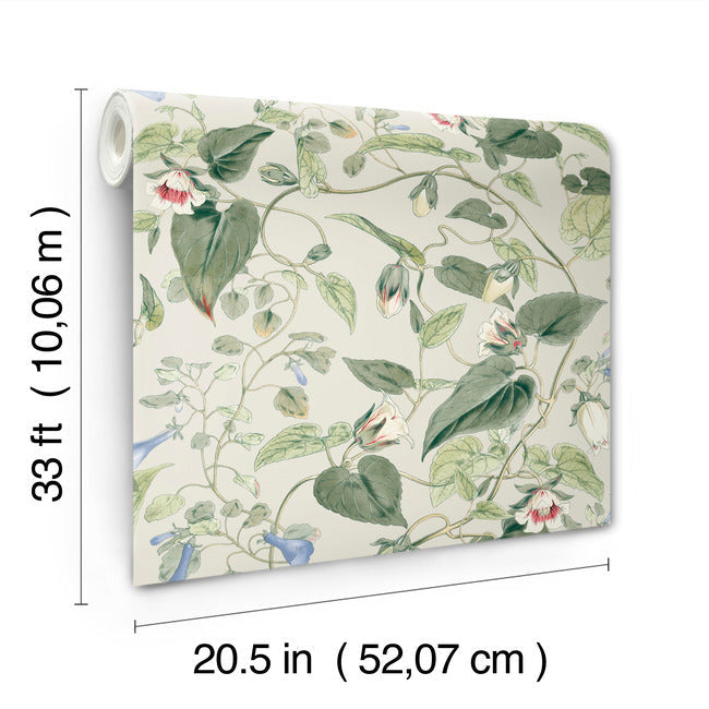 Moon Flower Wallpaper Wallpaper York Wallcoverings   