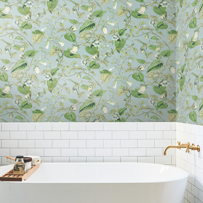 Moon Flower Wallpaper Wallpaper York Wallcoverings   