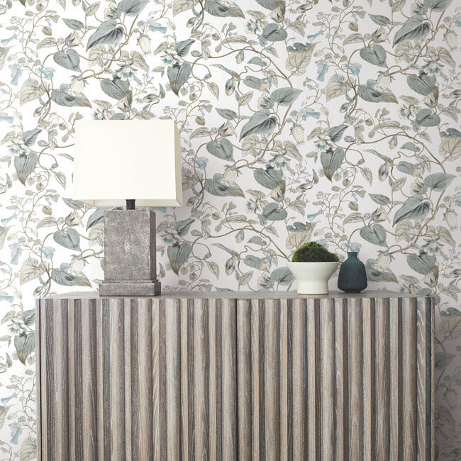 Moon Flower Wallpaper Wallpaper York Wallcoverings   