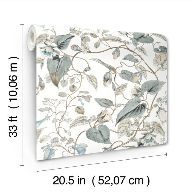 Moon Flower Wallpaper Wallpaper York Wallcoverings   