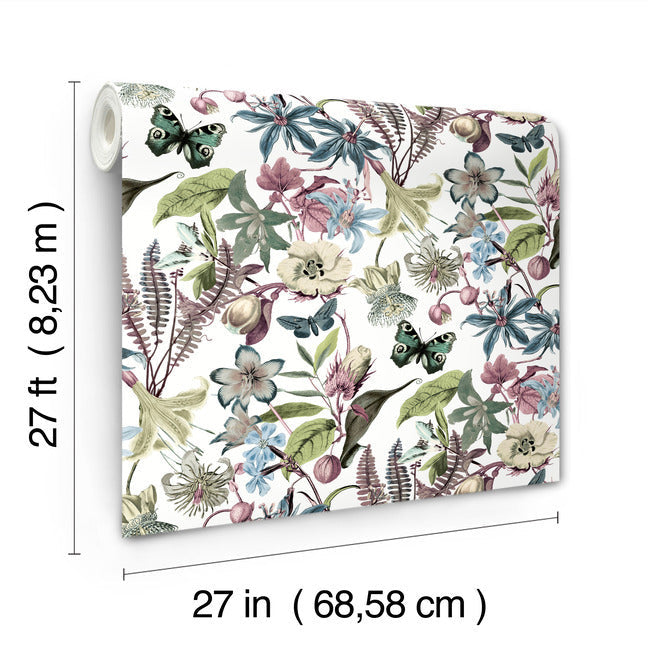 Butterfly House Wallpaper Wallpaper York Wallcoverings   