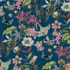 Butterfly House Wallpaper Wallpaper York Wallcoverings Double Roll Navy 