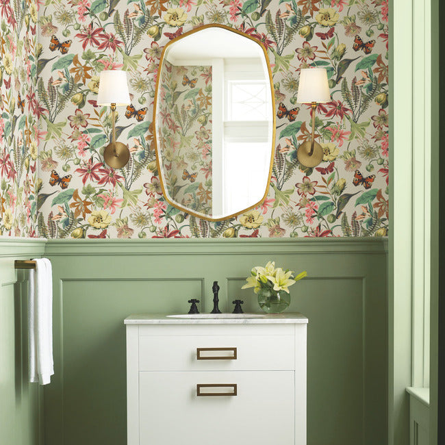Butterfly House Wallpaper Wallpaper York Wallcoverings   