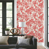 Brushstroke Floral Wallpaper Wallpaper York Wallcoverings   