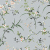 Blossom Branches Wallpaper Wallpaper York Wallcoverings Double Roll Light Grey 