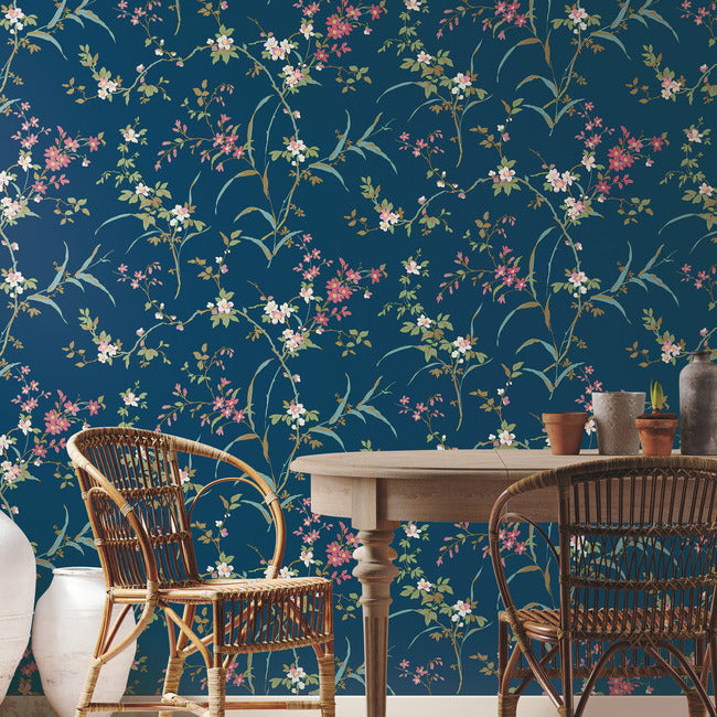 Blossom Branches Wallpaper Wallpaper York Wallcoverings   