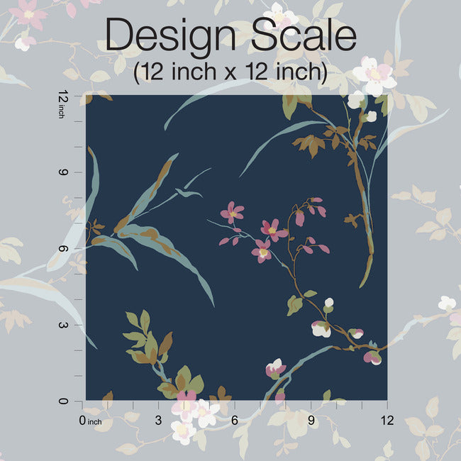 Blossom Branches Wallpaper Wallpaper York Wallcoverings   