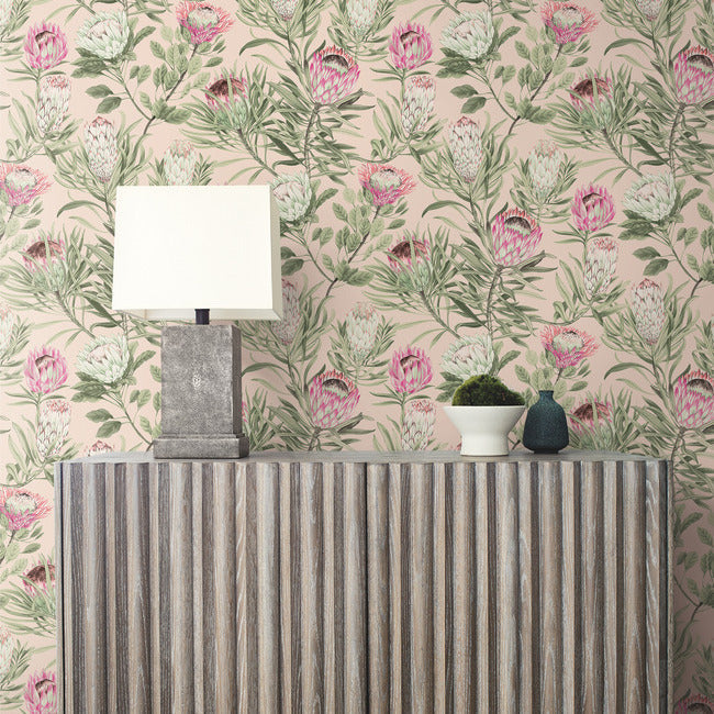 Protea Wallpaper Wallpaper York Wallcoverings   