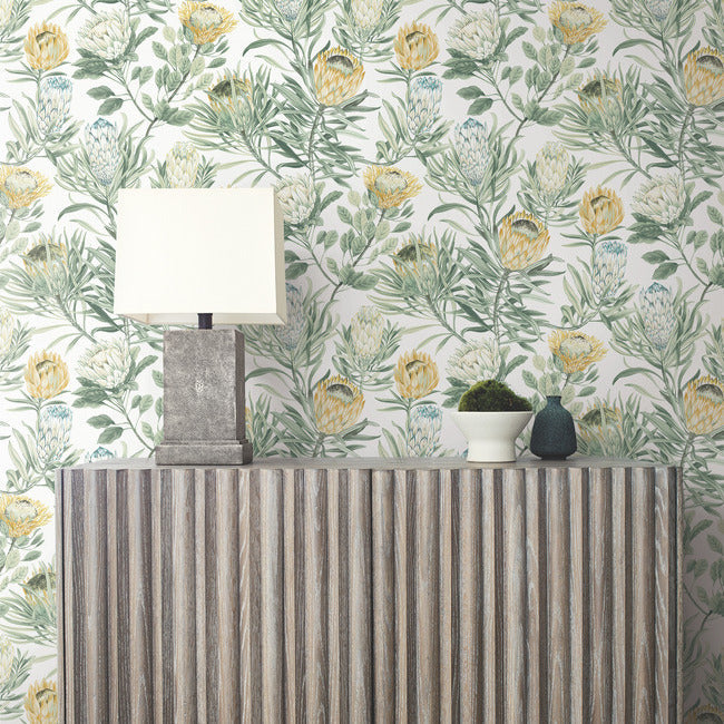 Protea Wallpaper Wallpaper York Wallcoverings   