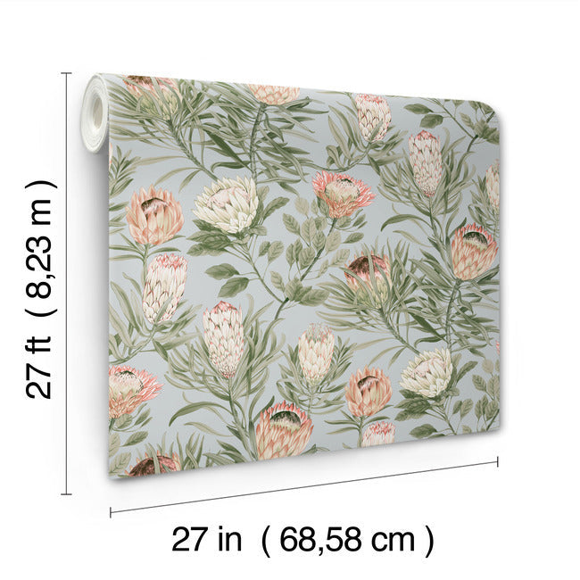 Protea Wallpaper Wallpaper York Wallcoverings   