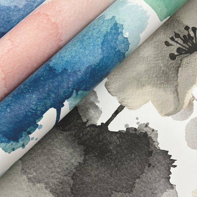 Watercolor Bouquet Wallpaper – York Wallcoverings