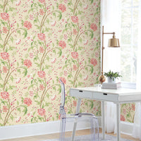 Teahouse Floral Wallpaper Wallpaper York Wallcoverings   