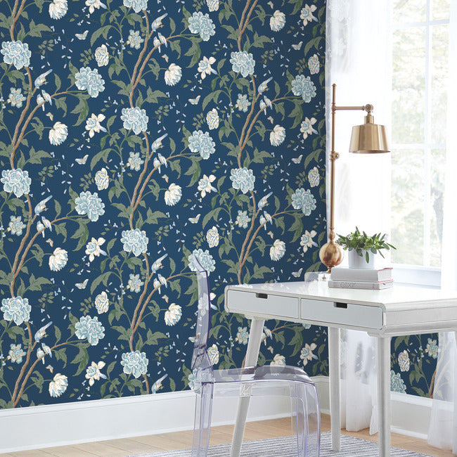 Teahouse Floral Wallpaper Wallpaper York Wallcoverings   