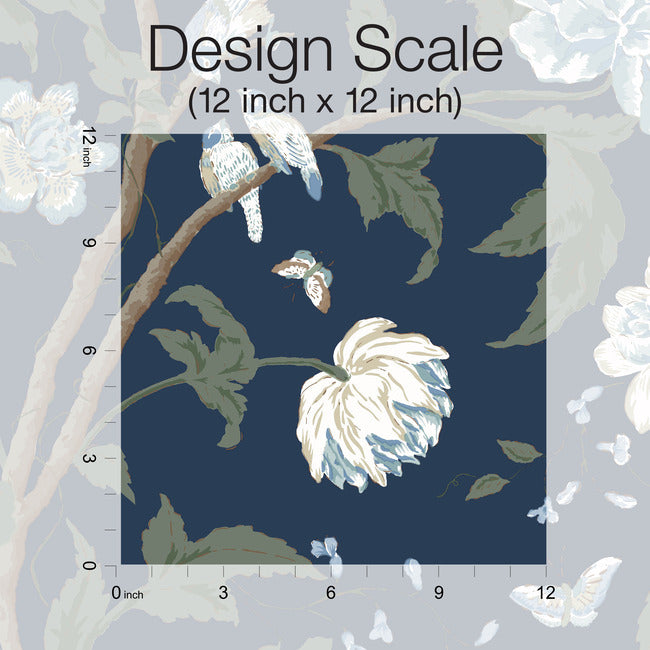 Teahouse Floral Wallpaper Wallpaper York Wallcoverings   