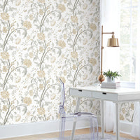 Teahouse Floral Wallpaper Wallpaper York Wallcoverings   