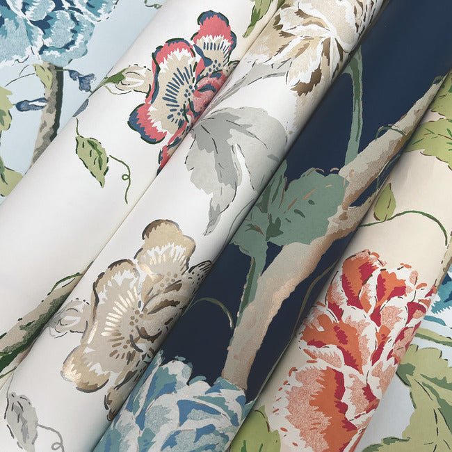 Teahouse Floral Wallpaper Wallpaper York Wallcoverings   