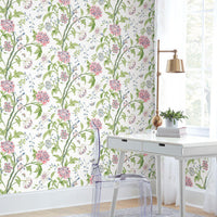 Teahouse Floral Wallpaper Wallpaper York Wallcoverings   