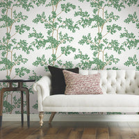 Lunaria Silhouette Wallpaper Wallpaper York Wallcoverings   