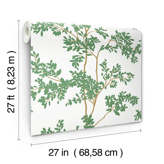 Lunaria Silhouette Wallpaper Wallpaper York Wallcoverings   