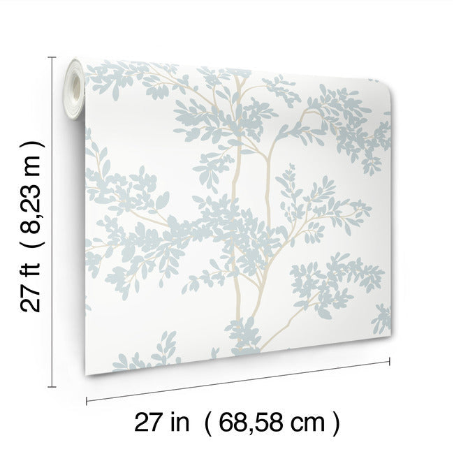 Lunaria Silhouette Wallpaper Wallpaper York Wallcoverings   