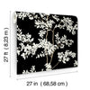 Lunaria Silhouette Wallpaper Wallpaper York Wallcoverings   