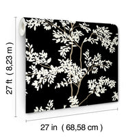 Lunaria Silhouette Wallpaper Wallpaper York Wallcoverings   