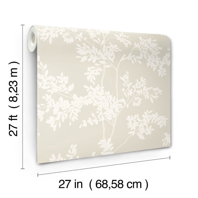 Lunaria Silhouette Wallpaper Wallpaper York Wallcoverings   