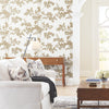 Lunaria Silhouette Wallpaper Wallpaper York Wallcoverings   