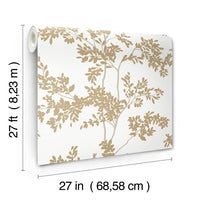 Lunaria Silhouette Wallpaper Wallpaper York Wallcoverings   