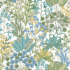 Forest Floor Wallpaper Wallpaper York Wallcoverings Double Roll White/Green 
