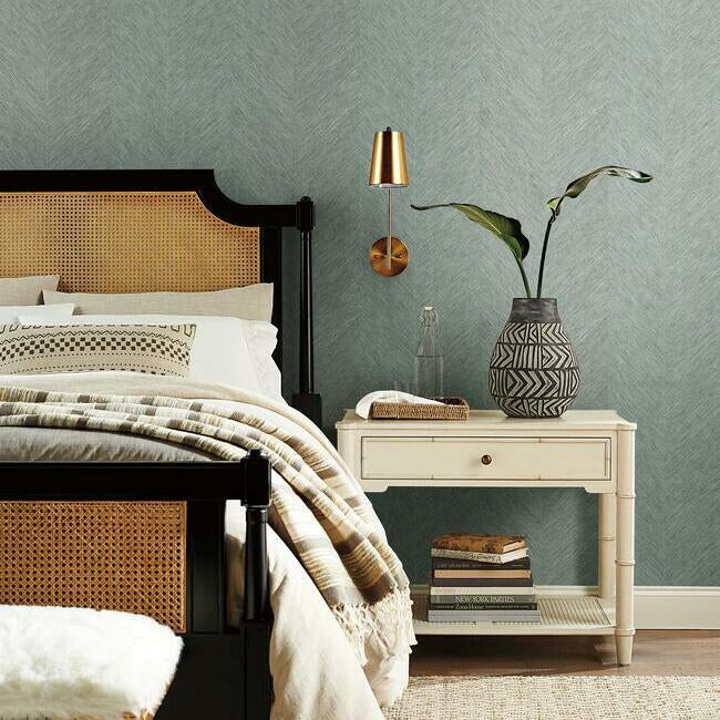 Metallic Chevron Wallpaper Wallpaper Antonina Vella   