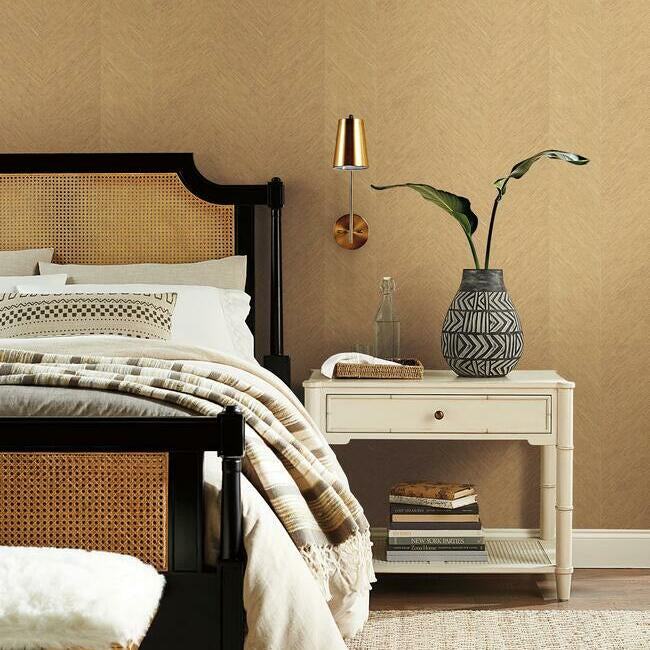 Metallic Chevron Wallpaper Wallpaper Antonina Vella   