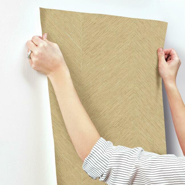 Metallic Chevron Wallpaper Wallpaper Antonina Vella   
