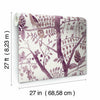 Peacock Block Print Wallpaper Wallpaper Antonina Vella   