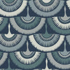 Feather & Fringe Wallpaper Wallpaper Antonina Vella Double Roll Navy 