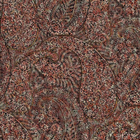 Kashmir Dreams Paisley Wallpaper Wallpaper Antonina Vella Double Roll Red 
